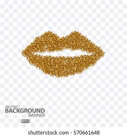 lips glitter  Vector EPS 10