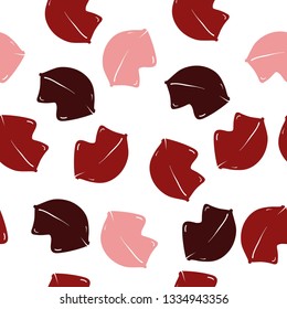 Lips hand drawn illustration. Seamless pattern for you