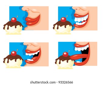 Lips Ice Cream