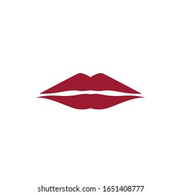 Lippensymbole Vektorillustration-Vorlage für Kosmetisches Logo