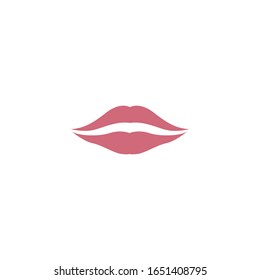 Lippensymbole Vektorillustration-Vorlage für Kosmetisches Logo