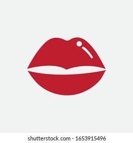 Lippensymbole Vektorillustration-Vorlage für Kosmetisches Logo