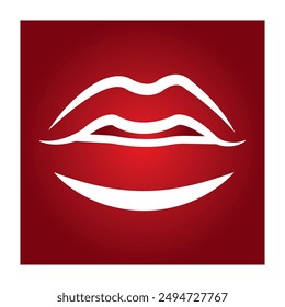 lips icon design vector illustration 
