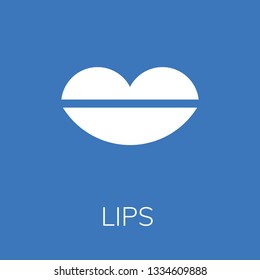  Lips icon. Editable  Lips icon for web or mobile.