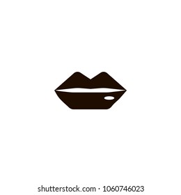 Lips icon. flat design