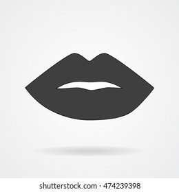 Lips icon isolated. Modern flat pictogram concept. Trendy Simple vector symbol for website design or button to mobile app. 