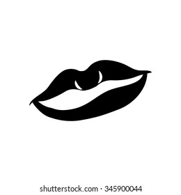 lips icon - kiss