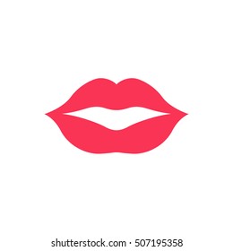 Red Lips Icon Stock Vector (Royalty Free) 485071663 | Shutterstock