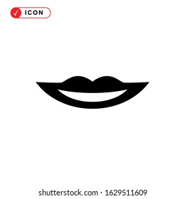 lips icon or logo isolated sign symbol vector illustration - high quality black style vector icons
