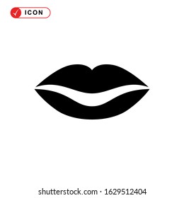 lips icon or logo isolated sign symbol vector illustration - high quality black style vector icons
