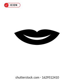 lips icon or logo isolated sign symbol vector illustration - high quality black style vector icons
