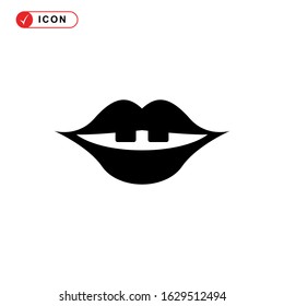 lips icon or logo isolated sign symbol vector illustration - high quality black style vector icons
