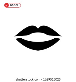 lips icon or logo isolated sign symbol vector illustration - high quality black style vector icons

