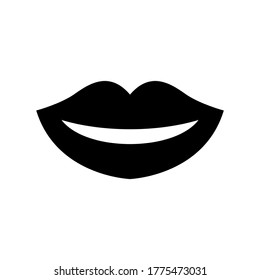 lips icon or logo isolated sign symbol vector illustration - high quality black style vector icons
