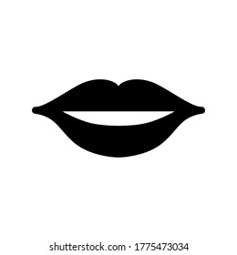 lips icon or logo isolated sign symbol vector illustration - high quality black style vector icons
