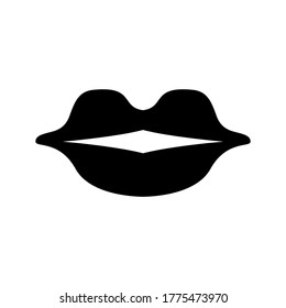 lips icon or logo isolated sign symbol vector illustration - high quality black style vector icons
