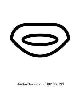 Lips icon or logo isolated sign symbol vector illustration - high quality black style vector icons
