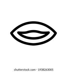 lips icon or logo isolated sign symbol vector illustration - high quality black style vector icons
