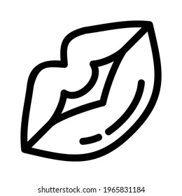 lips icon or logo isolated sign symbol vector illustration - high quality black style vector icons
