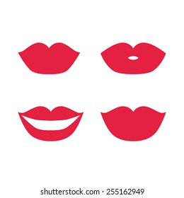 Lips Icon Set