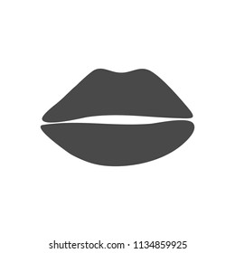 Lips icon sign