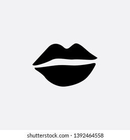 lips icon sign signifier vector