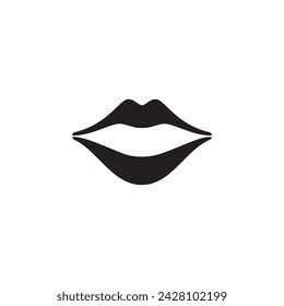 lips icon symbol sign vector