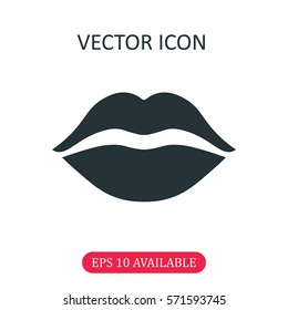 Lips Icon Vector