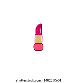 Lips icon vector design with white background