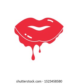 lips icon vector illustration design template