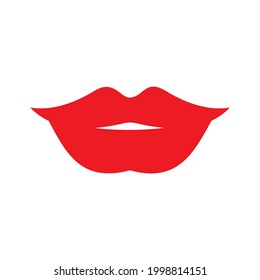 Lips icon vector illustration sign