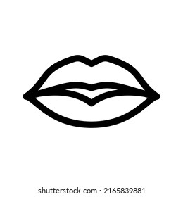 Ilustración de diseño de símbolos vectores de iconos de labios