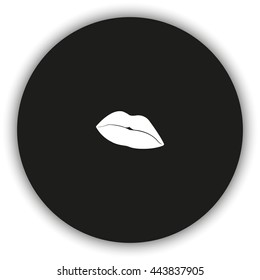 Lips illustration.