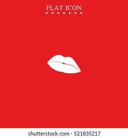 Lips illustration.