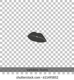 Lips illustration.