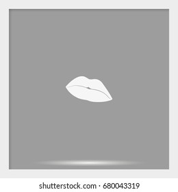 Lips illustration.