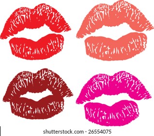 lips kissing
