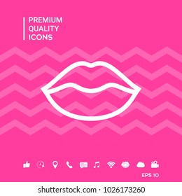 Lips linel icon