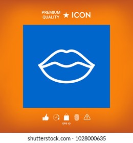 Lips linel icon