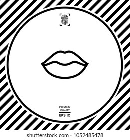 Lips linel icon