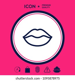 Lips linel icon