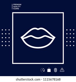 Lips linel icon