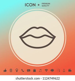 Lips linel icon