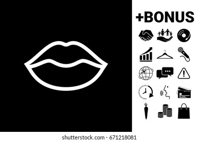 Lips linel icon