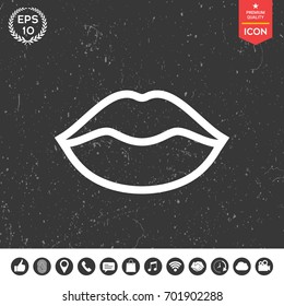 Lips linel icon
