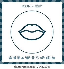 Lips linel icon