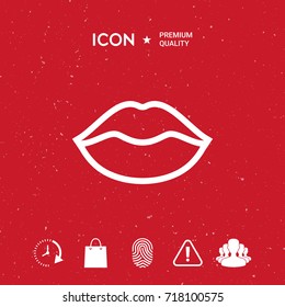Lips linel icon