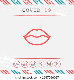 Icono de línea levanta. Elementos gráficos para el diseño