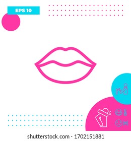 Icono de línea levanta. Elementos gráficos para el diseño