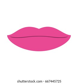 lips with lipstick icon image 
